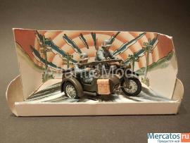 Солдатики 1/32 Britains Мотоцикл с экипажем Европейский фронт тр 2